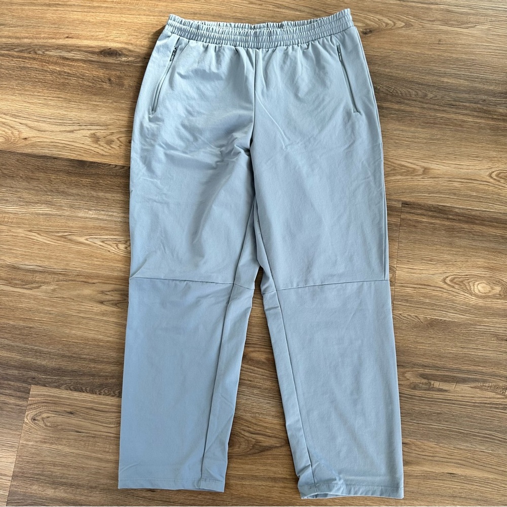 Te Verde‎ Hiking Pants Womens Large Gray Lightweight Nylon Spandex Crop 31x26